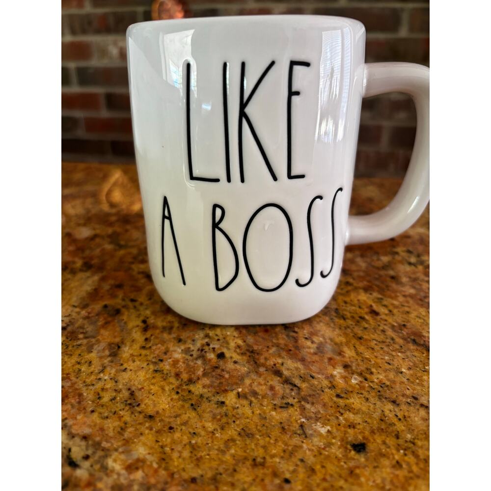 Rae Dunn Like A Boss Coffee Mug